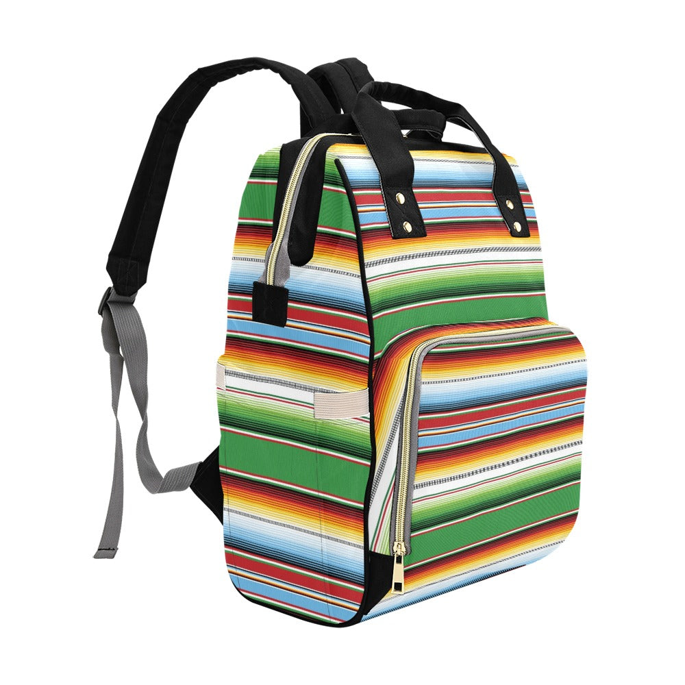 Serape Print Design LKS302 Diaper Bag Backpack