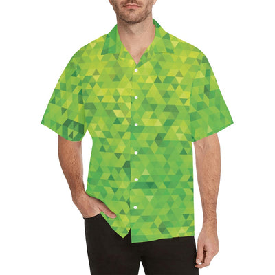 Geometric Print Design LKS402 Men's Men's Hawaiian Shirt