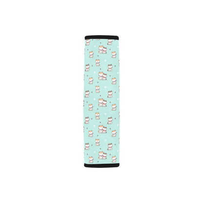 Shiba Inu Print Design LKS302 Car Seat Belt Cover