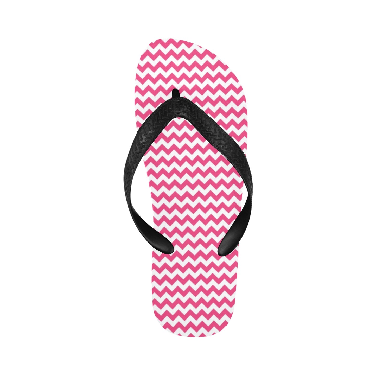 Chevron Print Design LKS402 Flip Flops