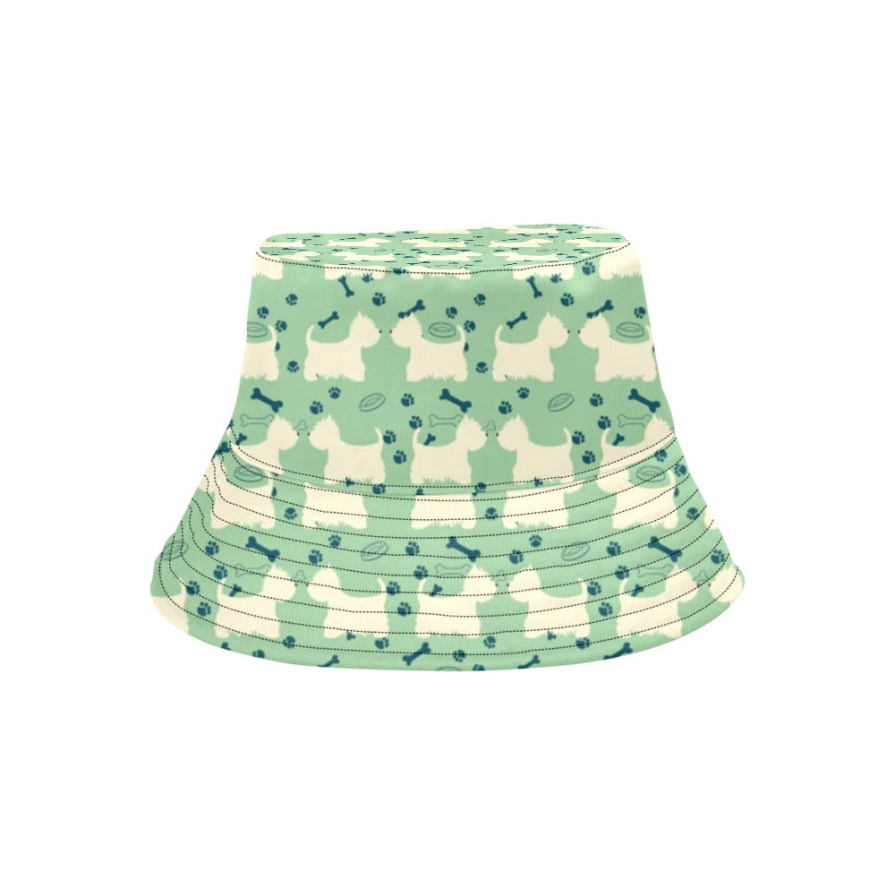 Scottish Terriers Print Design LKS302 Unisex Bucket Hat