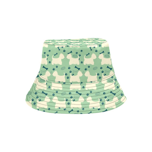 Scottish Terriers Print Design LKS302 Unisex Bucket Hat