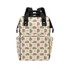 Hippie Van Peace Print Design LKS303 Diaper Bag Backpack