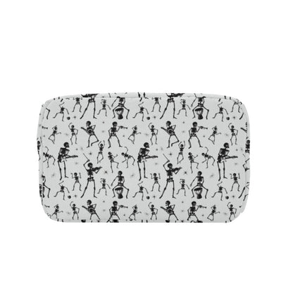 Skeleton Music Player Print Design LKS303 Insulated Lunch Bag