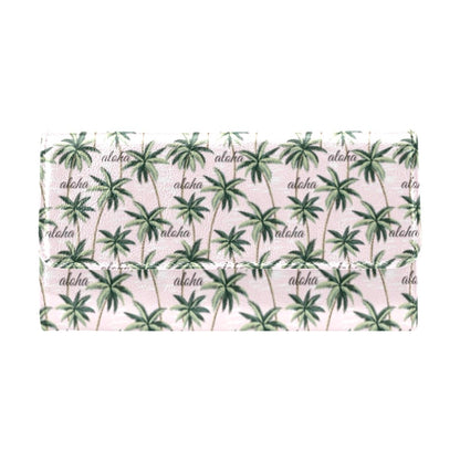 Aloha Beach Pattern Design Themed Print Women's Trifold Wallet