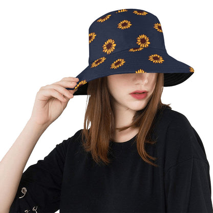 Sunflower Print Design LKS304 Unisex Bucket Hat