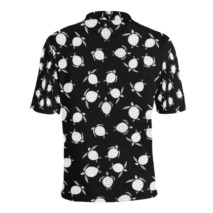 Sea Turtle Print Design LKS303 Men Polo Shirt