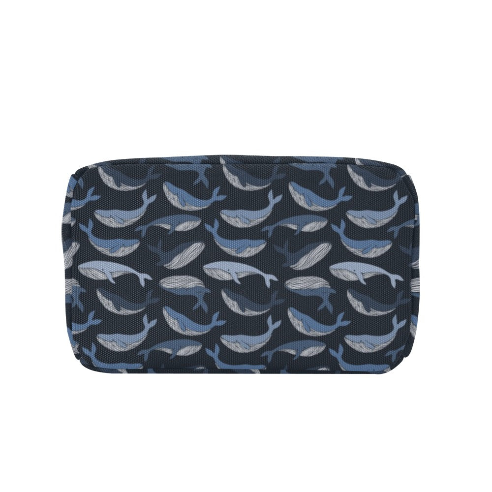 Whale Print Design LKS301 Insulated Lunch Bag