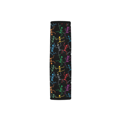 Skeleton Colorful Print Design LKS302 Car Seat Belt Cover