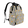 Hippie Print Design LKS306 Diaper Bag Backpack