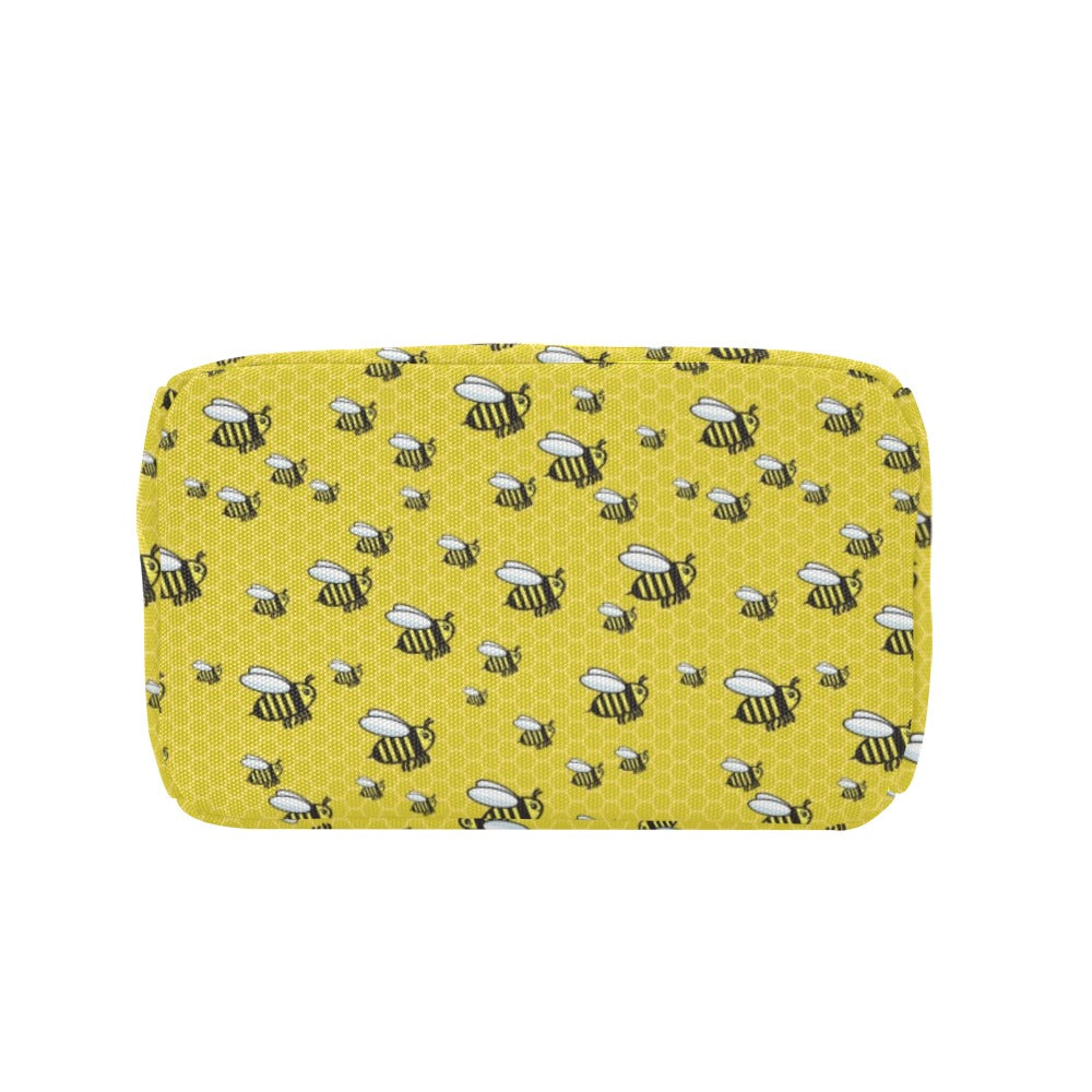 Bee Cute Print Design LKS308 Insulated Lunch Bag