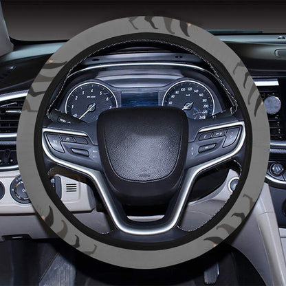 Skunk Print Design LKS301 Steering Wheel Cover with Elastic Edge