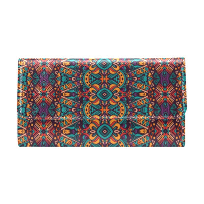 Ethnic Style Print Pattern Women's Trifold Wallet