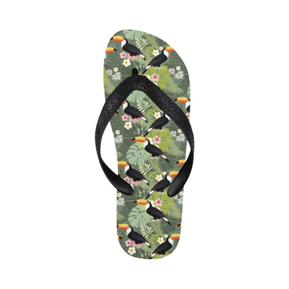 Toucan Print Design LKS304 Flip Flops