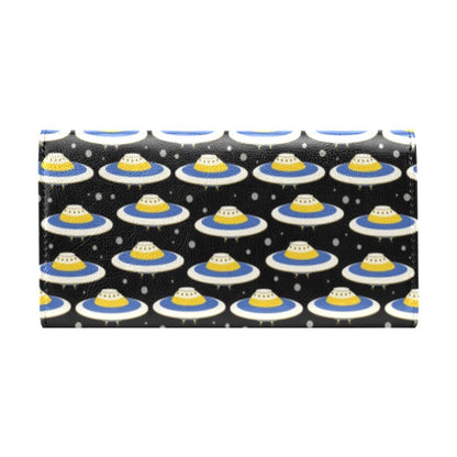 UFO Print Design LKS303 Women's Trifold Wallet