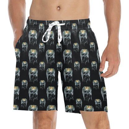 Angel with Wings Cute Design Print Men's Swim Trunks Beach Shorts