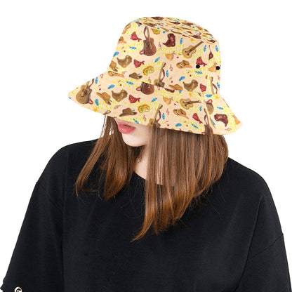 Western Lifestyle Print Design LKS303 Unisex Bucket Hat