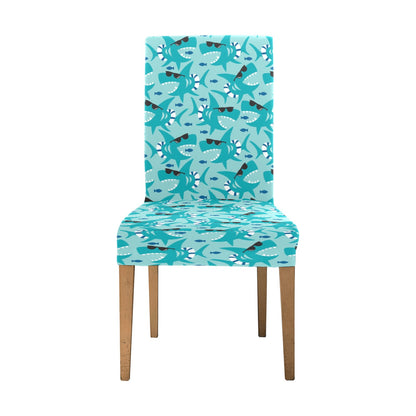 Shark Cute Print Design LKS302 Dining Chair Slipcover