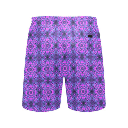 kaleidoscope Pattern Print Design Men's Swim Trunks Beach Shorts