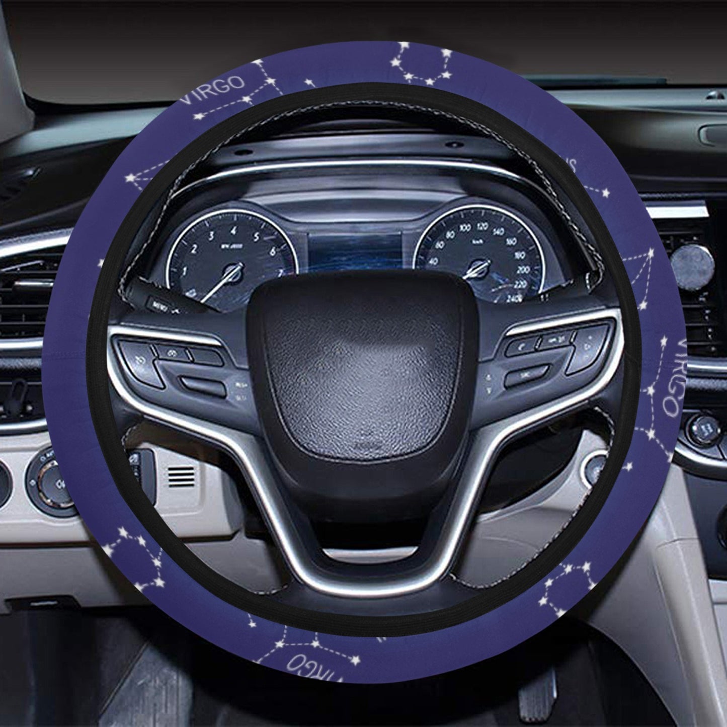 Virgo Print Design LKS302 Steering Wheel Cover with Elastic Edge
