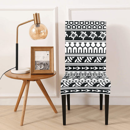 Samoan Pattern Print Design LKS303 Dining Chair Slipcover