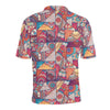 Patchwork Print Design LKS401 Men Polo Shirt