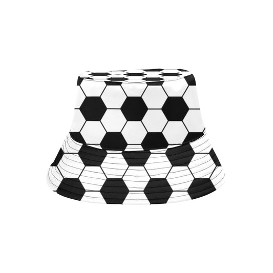 Soccer Ball Texture Print Design LKS303 Unisex Bucket Hat