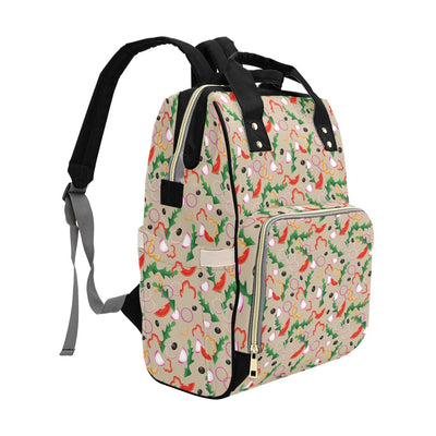 Salad Print Design LKS303 Diaper Bag Backpack