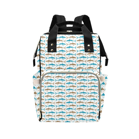 Tuna Fish Print Design LKS301 Diaper Bag Backpack