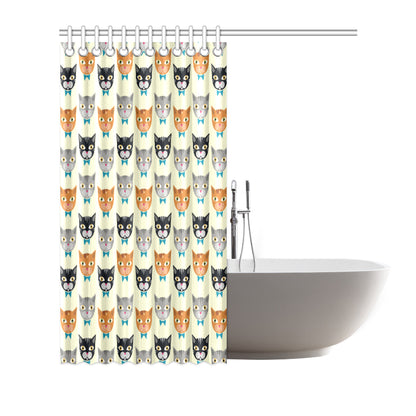 Cat Pattern Print Design 05 Shower Curtain