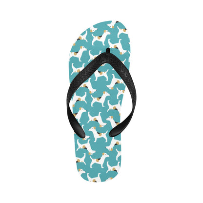 Russell Terriers Print Design LKS301 Flip Flops