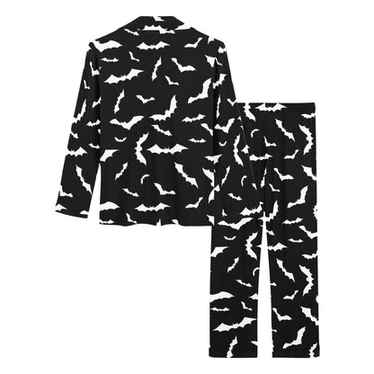 Bat Pattern Print Design 05 Women's Long Pajama Set
