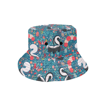 Skunk Print Design LKS302 Unisex Bucket Hat