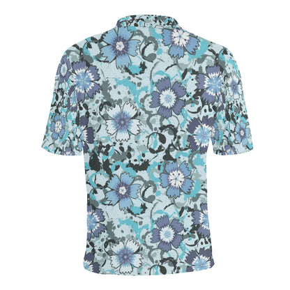 Carnations Pattern Print Design CN04 Men Polo Shirt
