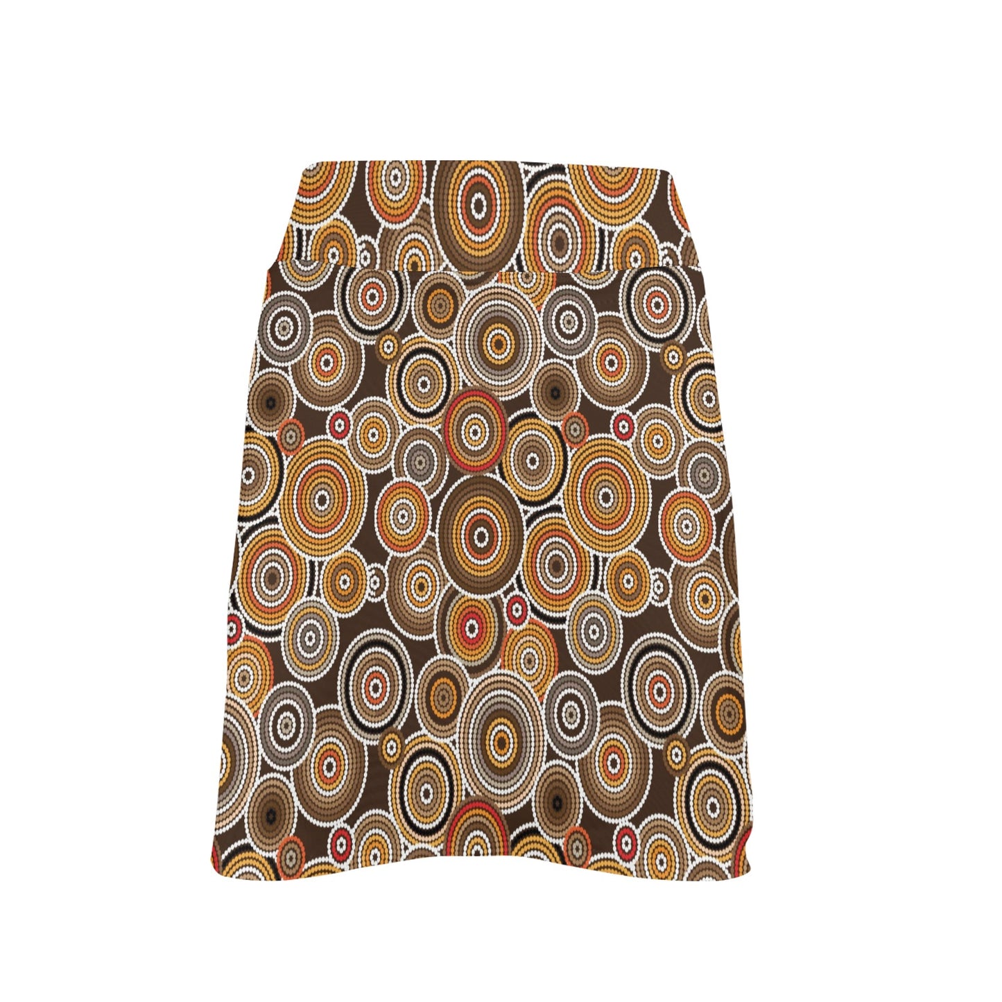 Aboriginal Print Design LKS402 17" Golf & Pickleball Skort with Pockets