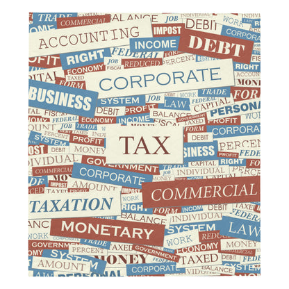 Accounting Financial Pattern Print Design 01 Premium Quilt