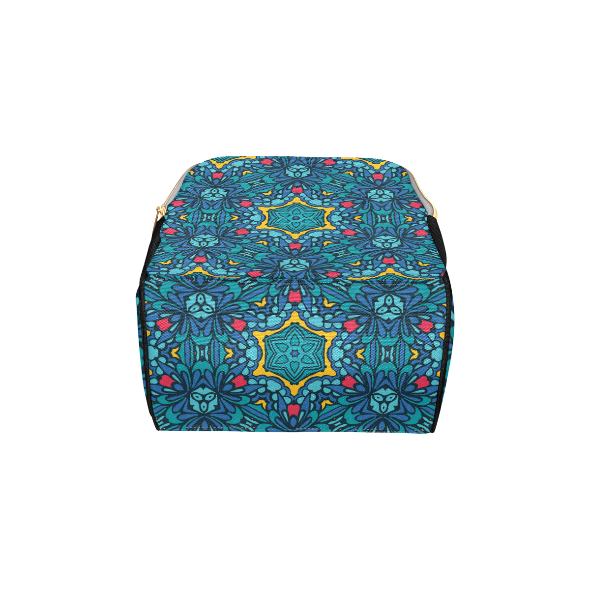 Kaleidoscope Pattern Print Design 04 Diaper Bag Backpack