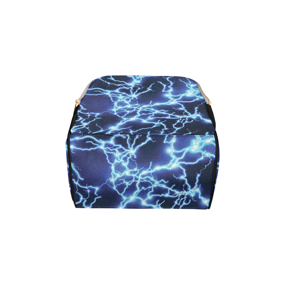 Lightning Thunder Pattern Print Design 04 Diaper Bag Backpack