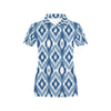 Ikat Pattern Print Design 03 Women's Polo Shirt