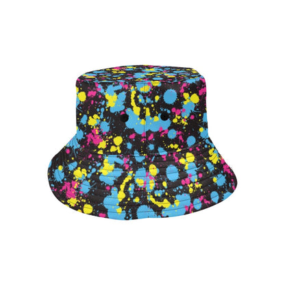Splatter Colorful Print Design LKS301 Unisex Bucket Hat