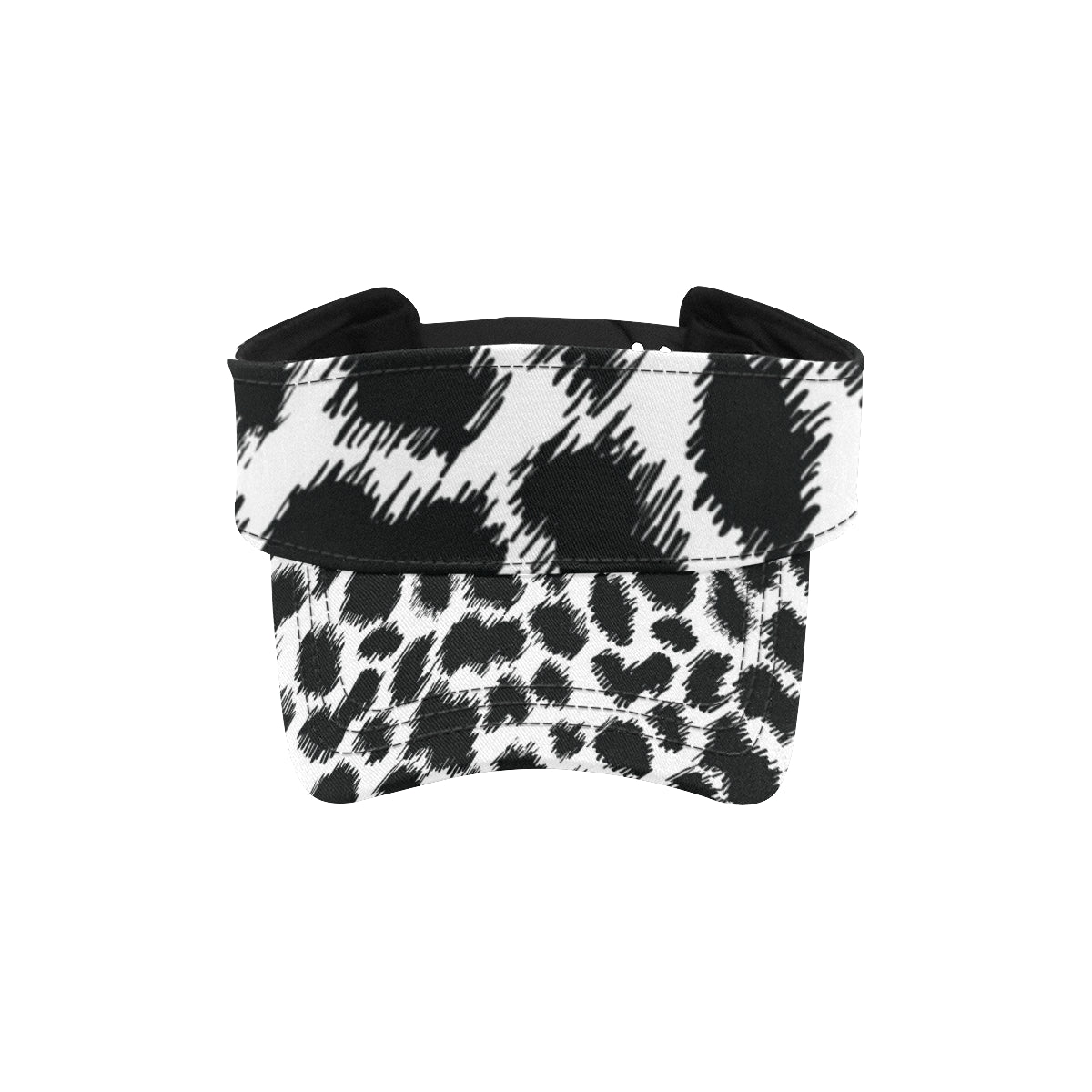 Cheetah Black Print Pattern Unisex Sun Visor