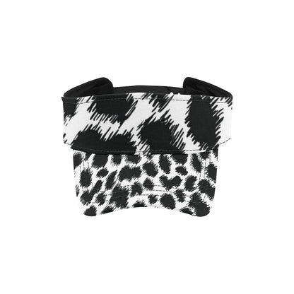 Cheetah Black Print Pattern Unisex Sun Visor