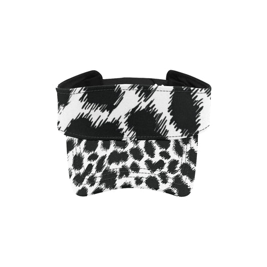 Cheetah Black Print Pattern Unisex Sun Visor