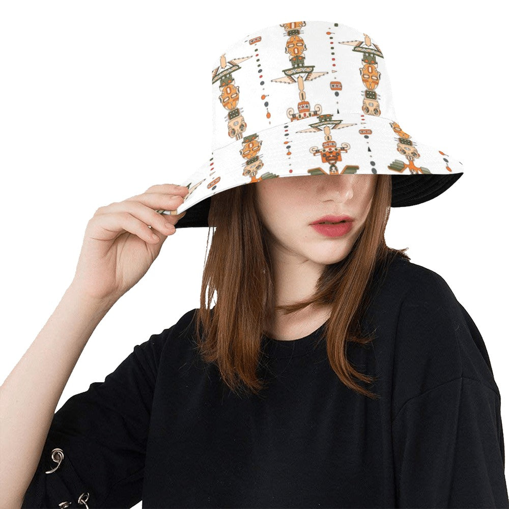 Totem Print Design LKS302 Unisex Bucket Hat