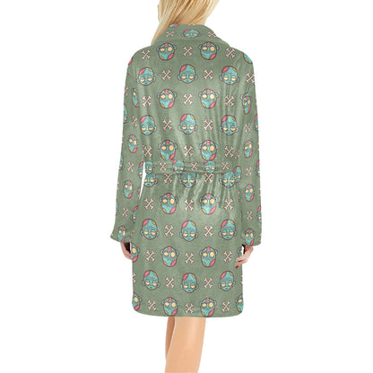 Zombie Print Design LKS301 Women's Fleece Robe