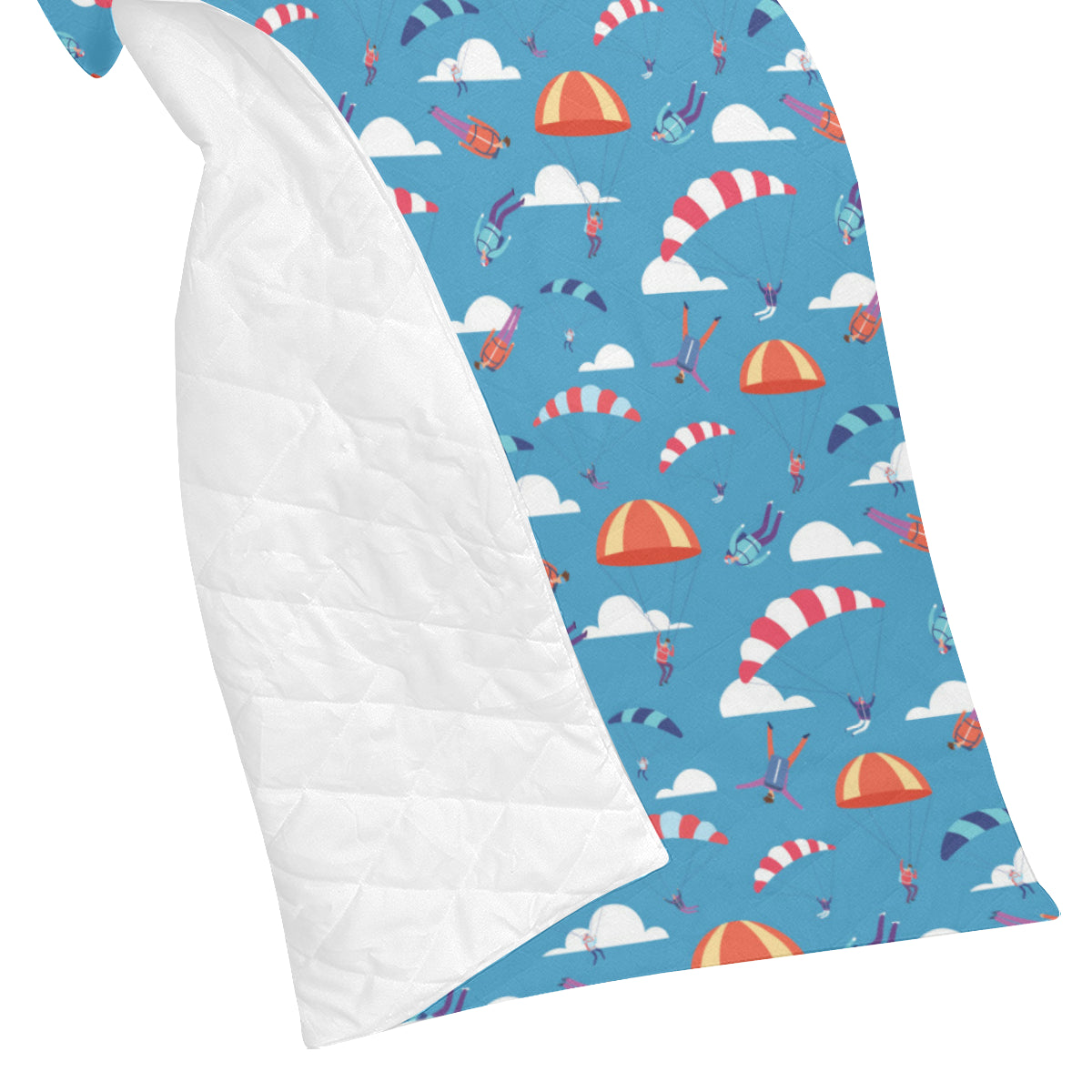 Skydiving Pattern Print Design 03 Premium Quilt