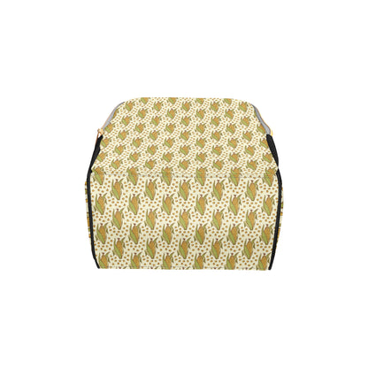 Corn Pattern Print Design 01 Diaper Bag Backpack