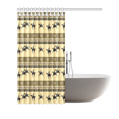 Horse Pattern Prnt Shower Curtain