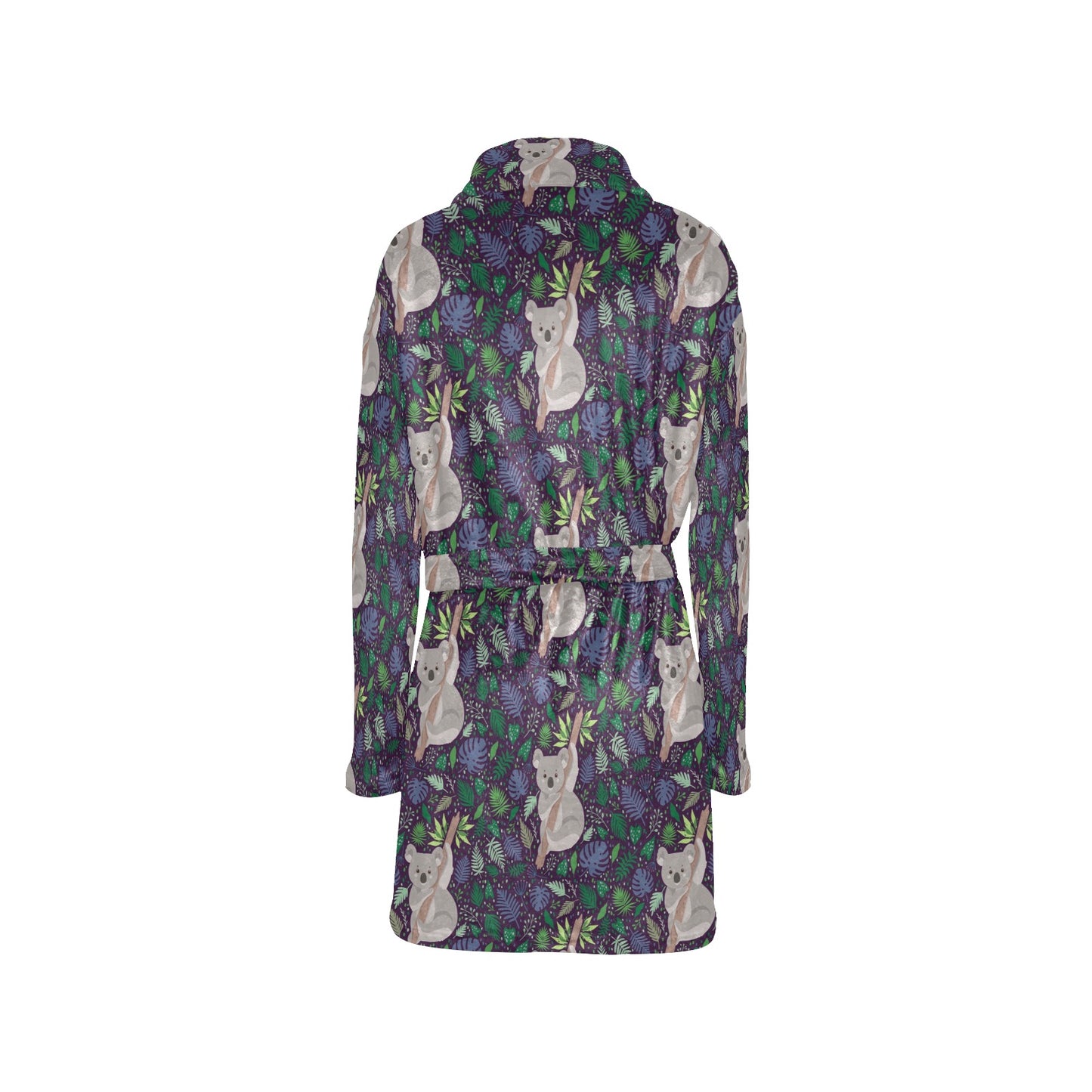 Koala Pattern Print Design 06 Women's Fleece Robe