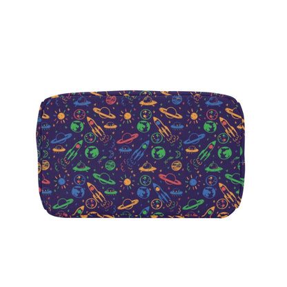 UFO Space Rocket Print Design LKS302 Insulated Lunch Bag